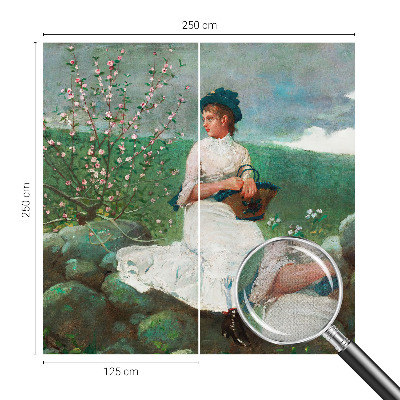 Papel de parede 3D paz florida