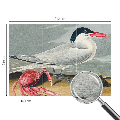 Papel de parede autocolante para quarto paisagem marítima