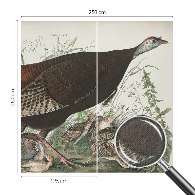 Papel de parede autocolante para sala Harmonia natural