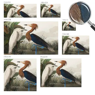 Papel de parede autocolante com estampa de pássaros e folhagens