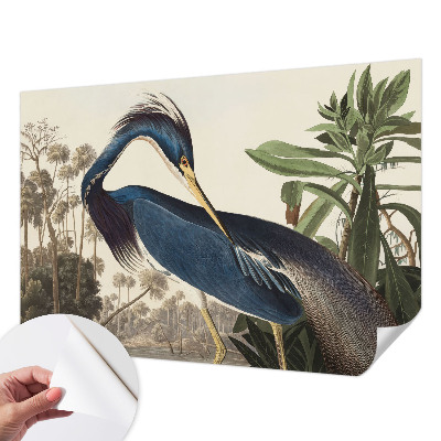 Papel de parede infantil com motivo de natureza exótica