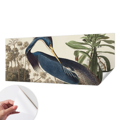 Papel de parede infantil com motivo de natureza exótica