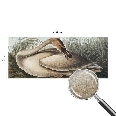 Papel de parede para criança com estampa de pássaro em estilo natural