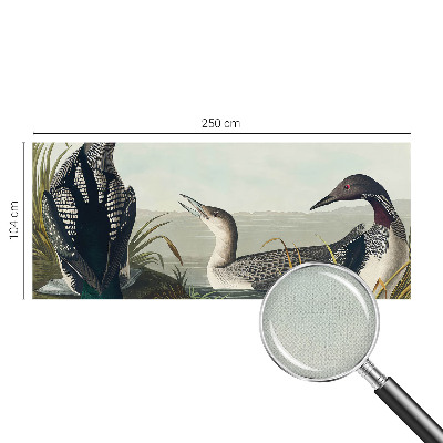 Papel de parede autocolante para sala Pássaros sobre a água