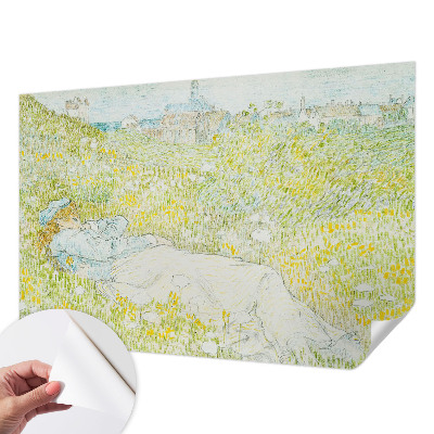 Papel de parede para criança com estampa Relaxamento de primavera para quarto infantil