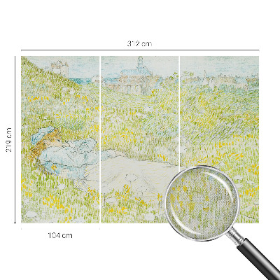 Papel de parede para criança Relaxamento de primavera