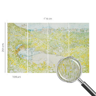 Papel de parede para criança com estampa Relaxamento de primavera para quarto infantil