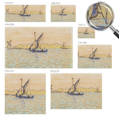 Papel de parede infantil Mar de paz