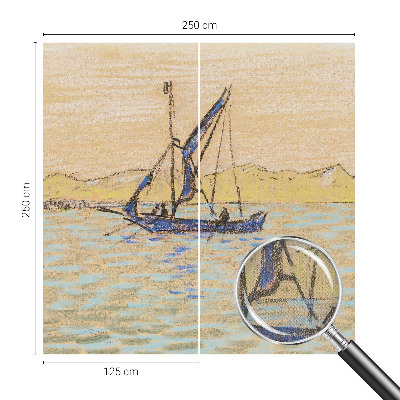 Papel de parede infantil Mar de paz