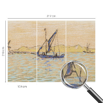 Papel de parede infantil Mar de paz