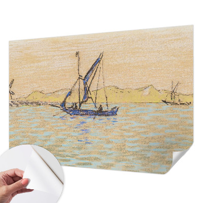 Papel de parede infantil Mar de paz