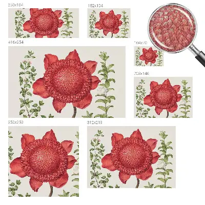 Papel de parede autocolante para sala com padrão floral elegante