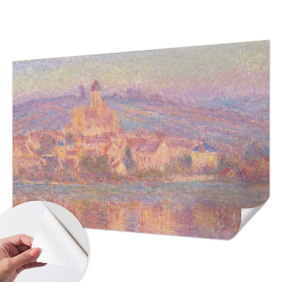 Papel de parede para criança com estampa de uma cidade encantadora
