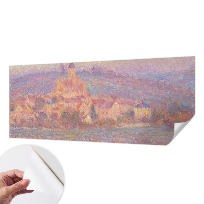 Papel de parede para criança com estampa de uma cidade encantadora