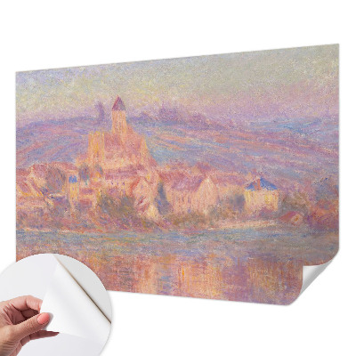 Papel de parede para criança com estampa de uma cidade encantadora