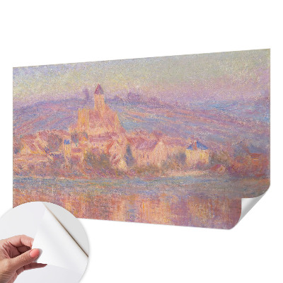 Papel de parede para criança com estampa de uma cidade encantadora