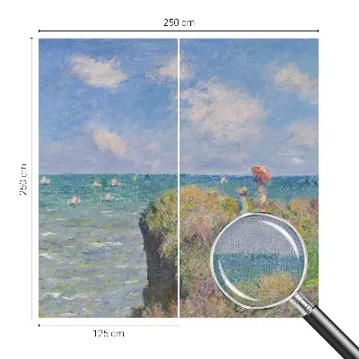 Papel de parede autocolante para sala com estampa de paisagem tranquila