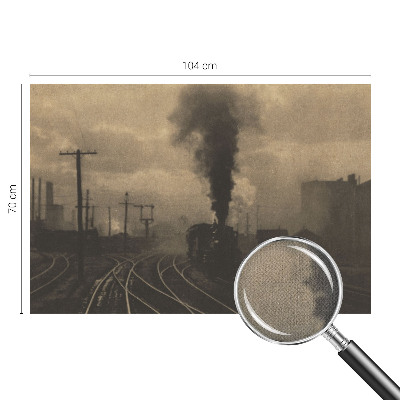 Autocolante de parede fotográfico com motivo de paisagem industrial