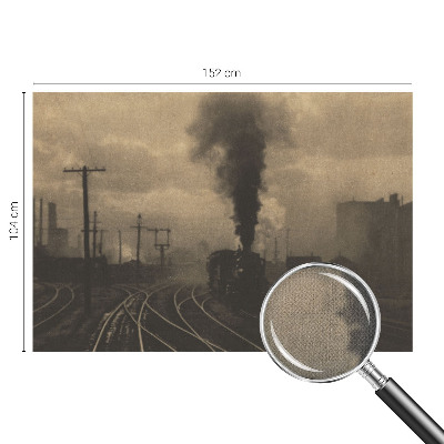 Autocolante de parede fotográfico com motivo de paisagem industrial