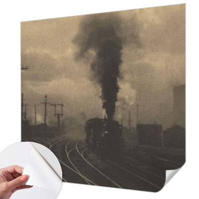Autocolante de parede fotográfico com motivo de paisagem industrial