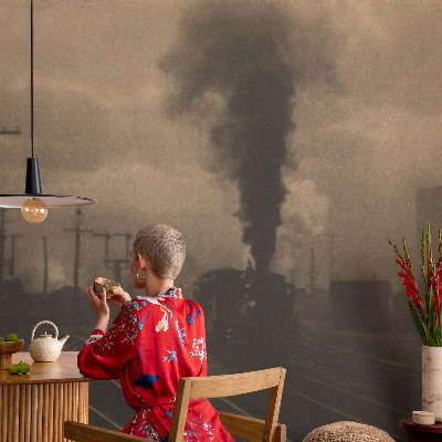 Autocolante de parede fotográfico Paisagem industrial