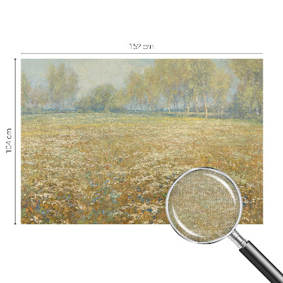 Papel de parede autocolante para quarto Campo florido