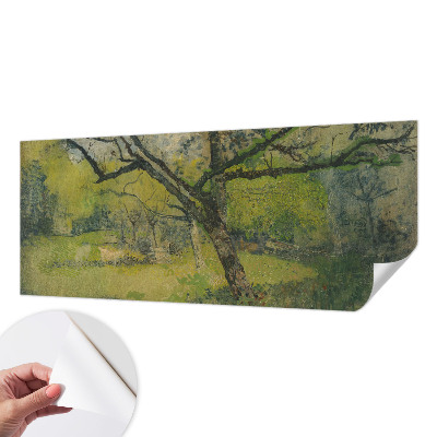 Papel de parede autocolante com paisagem verde