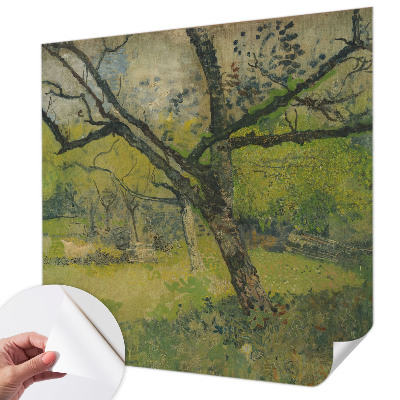 Papel de parede autocolante com paisagem verde
