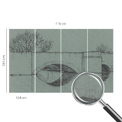 Papel de parede para criança Ponte em arco