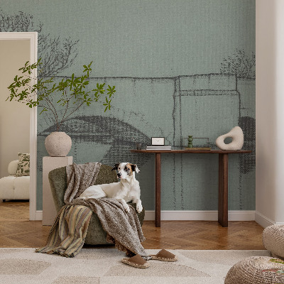 Papel de parede para criança Ponte em arco