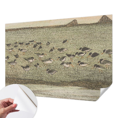 Papel de parede 3D com estampa 'Paz do pássaro'