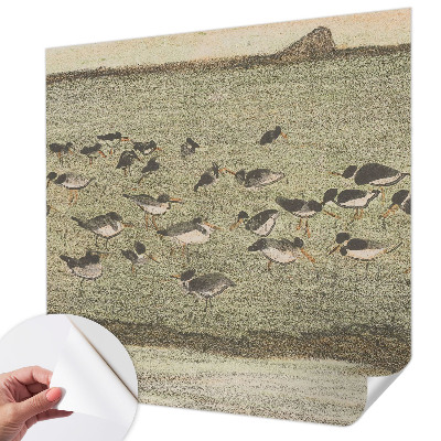 Papel de parede 3D com estampa 'Paz do pássaro'