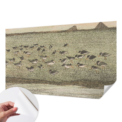 Papel de parede 3D com estampa 'Paz do pássaro'