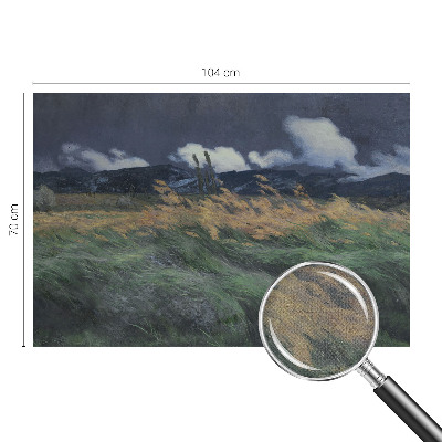 Papel de parede infantil Grama soprada