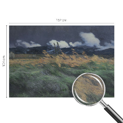 Papel de parede infantil Grama soprada