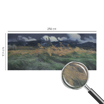 Papel de parede infantil Grama soprada