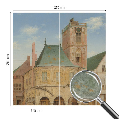 Papel de parede autocolante para sala Prefeitura histórica