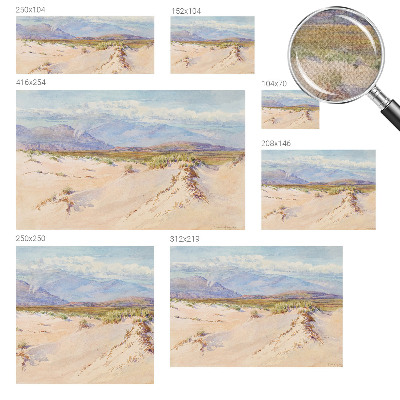 Papel de parede autocolante para quarto com estampa de paisagem desértica