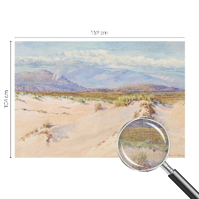 Papel de parede autocolante para quarto com estampa de paisagem desértica