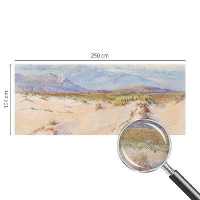Papel de parede autocolante para quarto com estampa de paisagem desértica