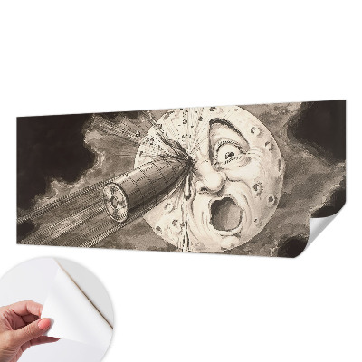 Papel de parede 3D com estampa Colisão Cósmica