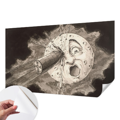 Papel de parede 3D com estampa Colisão Cósmica