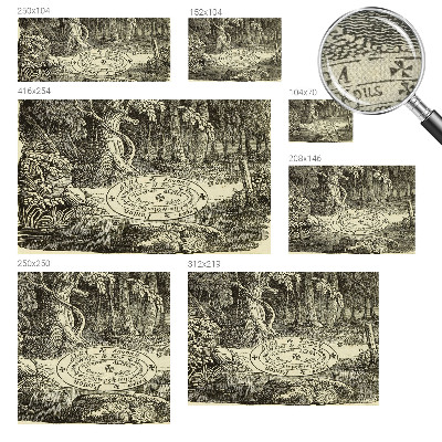 Papel de parede para criança Círculo mágico