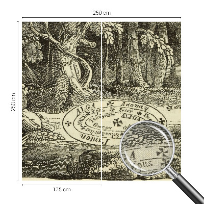 Papel de parede para criança Círculo mágico