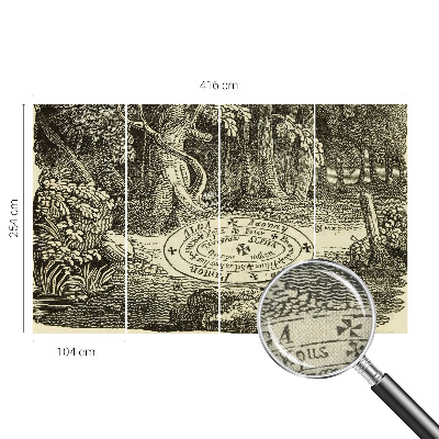 Papel de parede para criança Círculo mágico