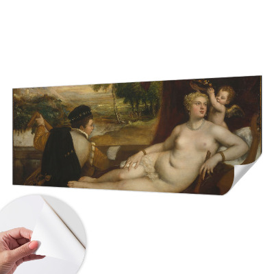 Papel de parede infantil com cena relaxante
