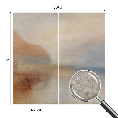 Autocolante de parede fotográfico com uma paisagem etérea