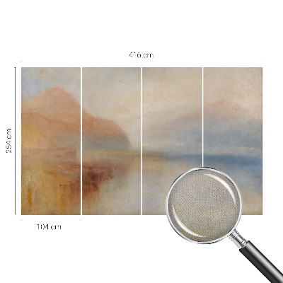 Autocolante de parede fotográfico com uma paisagem etérea