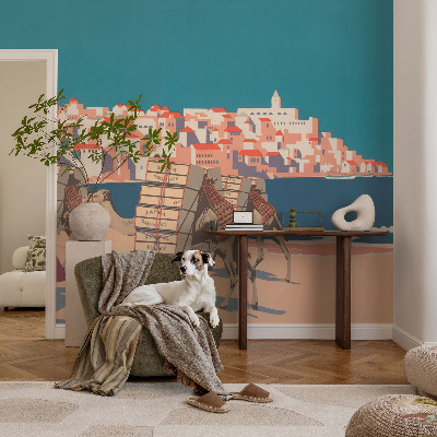 Papel de parede autocolante Caravana de camelos