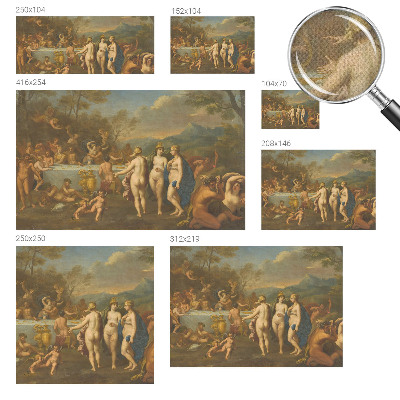 Papel de parede autocolante para sala Festa antiga